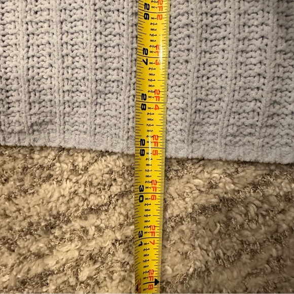 JJill pale blue chenille v neck sweater size XL Tall - Picture 5 of 7